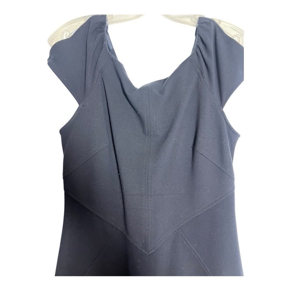 Diane Von Furstenberg Classic Navy Midi Dress - Picture 3 of 5